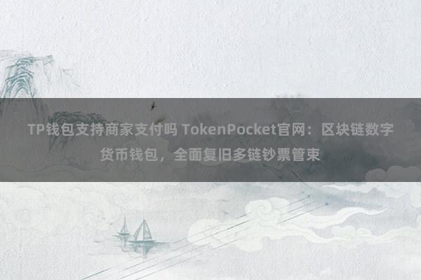 TP钱包支持商家支付吗 TokenPocket官网：区块链数字货币钱包，全面复旧多链钞票管束